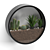 Round Wall-mounted Florarium 3D model small image 1