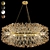 Elegant Crystal Chandelier: Luxury Illumination 3D model small image 1