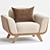 Lazy Hamper Armchair 3D Model 3D model small image 1