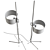 Modern Minimalist Tmc Floor Lamp 3D model small image 3