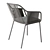 Babila Twist Armchair: Harmonious Elegance 3D model small image 3