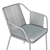 Babila Twist Armchair: Harmonious Elegance 3D model small image 6