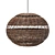 Handwoven Pendant Light, Adjustable Height 3D model small image 11