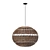 Handwoven Pendant Light, Adjustable Height 3D model small image 12