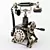 Retro Dial Phone 3D Model 3D model small image 4