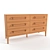 Modern 3D Linnea Drawer Dresser 3D model small image 1