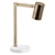 Stone-Inspired Modern Desk Lamp 3D model small image 1