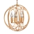 Metal Cage Chandelier Light 3D model small image 2