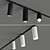Architectural LED Recessed Track Light 3D model small image 2