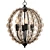 Bamboo Glow Pendant Light 3D model small image 1