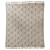 Checkerboard Hilo Tufted Rug - Black & White 3D model small image 1