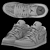 Jordan Low Green 3D Model 3D model small image 5