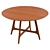 Round Larsen Dining Table 3D model small image 2