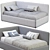 Modern Single Bed by Bonaldo 3D model small image 4