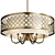 Elegance Defined: Livex Gold Chandelier 3D model small image 1