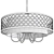 Elegance Defined: Livex Gold Chandelier 3D model small image 2