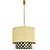 Modern Double Lampshade Pendant Light 3D model small image 2