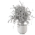 Rusty Concrete Pot Indoor Plants 3D model small image 7