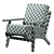 Modern Accent Chair - 3D Model 3D model small image 6
