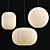 Minimalist Paper Shade Pendant Lights 3D model small image 4