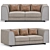 Realistic 3D Sofa Model, High-Resolution Textures 3D model small image 1