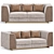 Realistic 3D Sofa Model, High-Resolution Textures 3D model small image 2