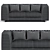 Realistic 3D Sofa Model, High-Resolution Textures 3D model small image 3