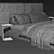 Contemporary Loca Loft Bed 3D model small image 3