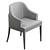 Modern Wolfe Dining Chair Design 3D model small image 3