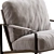 Walter Knoll Fabricius Armchair Model 3D model small image 2