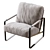 Walter Knoll Fabricius Armchair Model 3D model small image 6