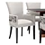 Venus Dining Chair & Astoria Table 3D model small image 3