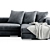 Modern Verzelloni Holden Corner Sofa 3D model small image 2