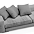 Modern Verzelloni Holden Corner Sofa 3D model small image 6