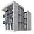 Modern Residential Building Model 3D model small image 8