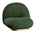 Gubi Pacha Lounge Chair Design 3D model small image 5