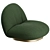 Gubi Pacha Lounge Chair Design 3D model small image 7