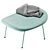 Luna Rx Style Ottoman 3D model small image 2