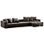 Modern Verzelloni Holden Corner Sofa 3D model small image 4