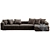 Modern Verzelloni Holden Corner Sofa 3D model small image 5