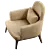 ANE Cozy Armchair for Modern Spaces 3D model small image 3