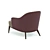 Stylish Leslie Armchair Design 3D model small image 2