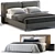 Modern Bed Model with Options 3D model small image 2