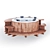 Renewable Jacuzzi with Removable Steps 3D model small image 2