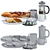 Pancake Breakfast Table Decor Set 3D model small image 1