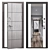 Graphite Alpina Acoustic Entry Door 3D model small image 1