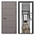 Graphite Alpina Acoustic Entry Door 3D model small image 4