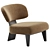 Sleek REEVES Armchair Minotti Design 3D model small image 3