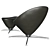 Compact Plateau Lounge Chair 3D model small image 3