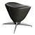 Compact Plateau Lounge Chair 3D model small image 5